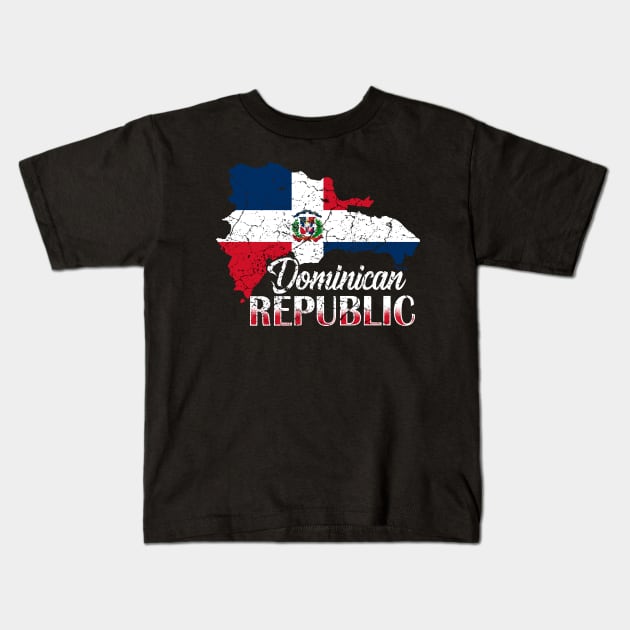 Dominican Republic Kids T-Shirt by Mila46